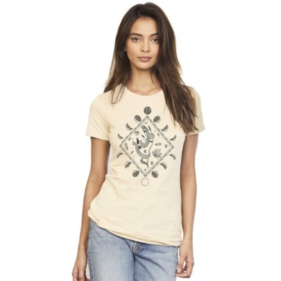 American Apparel Tops - American Apparel Witchy Moon Phases Graphic Tee - SZ S